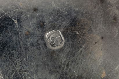 Boîte à dent de lait en argent, à décor d'une...