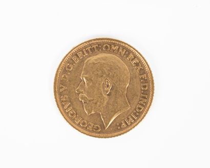 1 gold coin: half sovereign 1911