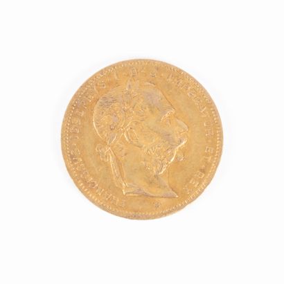 1 monnaie en or: 20 F/ 8 Fl Autriche 187...