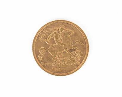 1 gold coin: half sovereign 1911