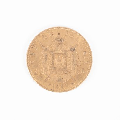 1 monnaie en or: 20 FF 1862A