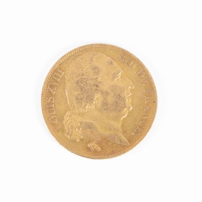 1 monnaie en or: 20 FF 1819Q