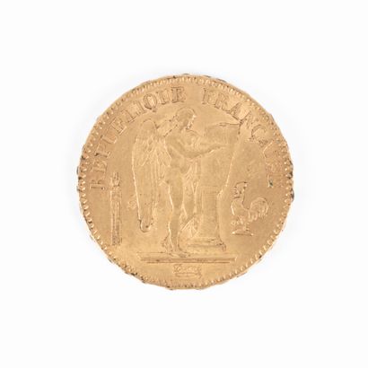 1 monnaie en or : 20 F Génie 1886 A