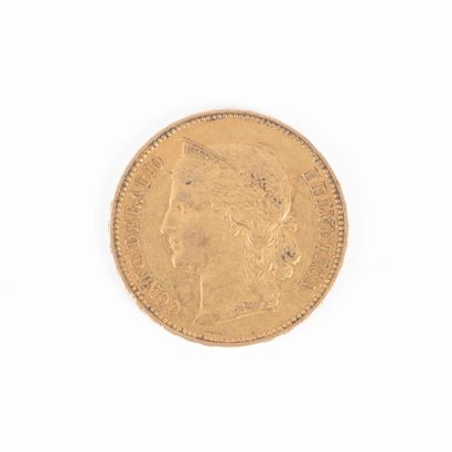 1 monnaie en or: 20 F Suisse 1894B