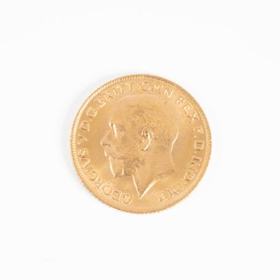 1 monnaie en or : souverain Georges V 19...