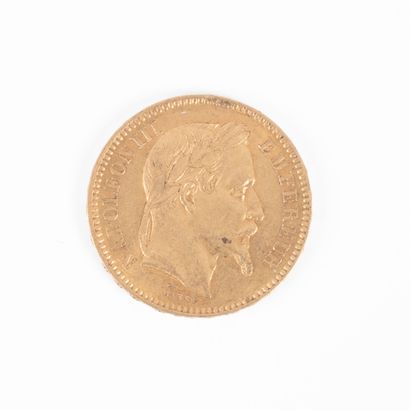1 monnaie en or: 20 FF 1862A