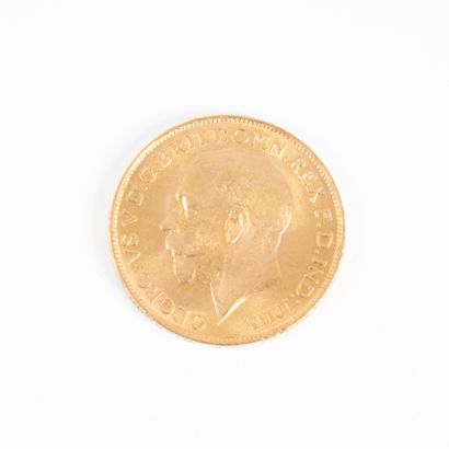 1 monnaie en or : souverain Georges V 19...