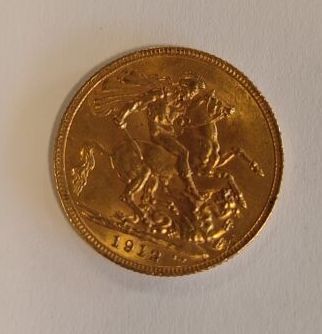 1 gold coin: Sovereign Edward VII 1912