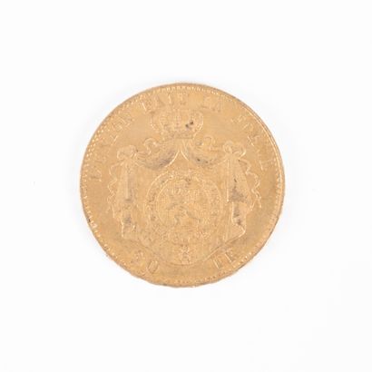 1 monnaie en or: 20 F Belgique 1867