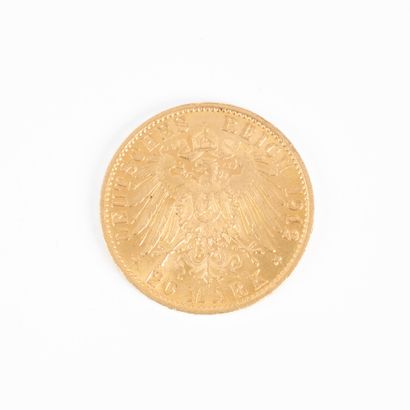 1 gold coin: 20 mark Prussia 1912