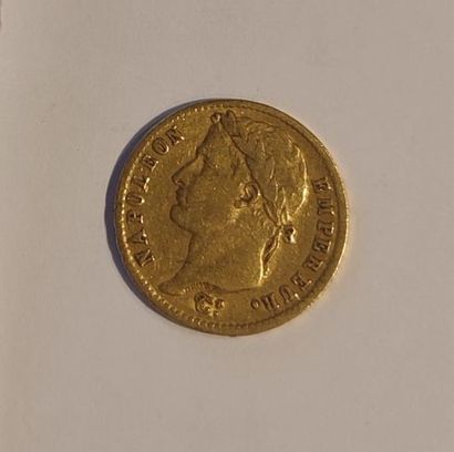 1 monnaie en or : 20 F 1812 W Napoléon tête...
