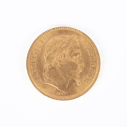 1 monnaie en or: 20 FF 1864A