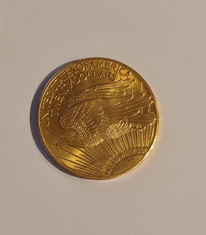 1 monnaie en or : 20 dollars 1919
