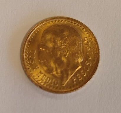 1 monnaie en or : dos pesos 1919