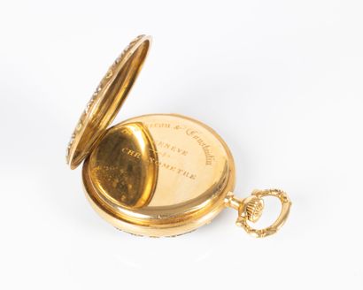 VACHERON CONSTANTIN. Montre de col en or...