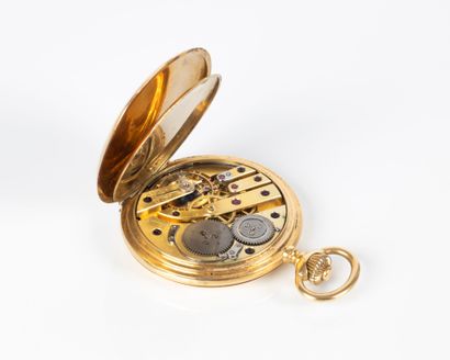LE COULTRE & Cie. Montre savonnette en or,...