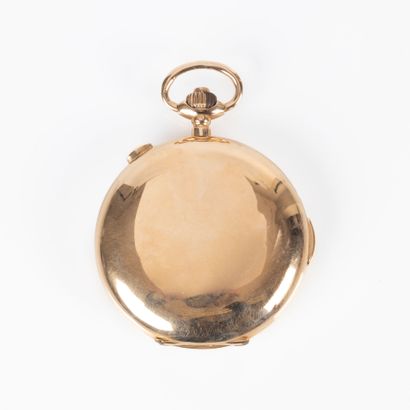 VOLTA. Montre savonnette en or, mouvement...