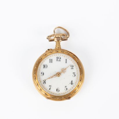 Montre de col en or amati serti de petits...