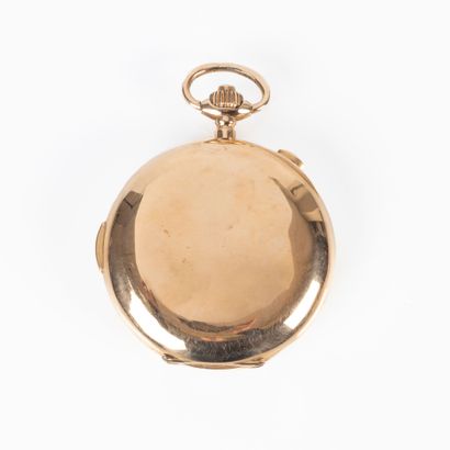 VOLTA. Montre savonnette en or, mouvement...