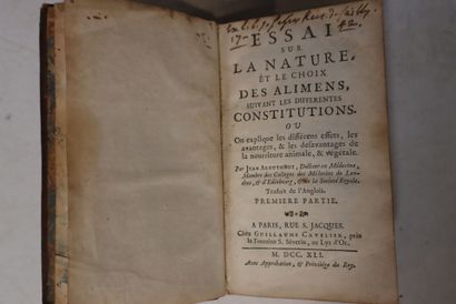 Set of 3 18th century works (acc): 
- Institution...
