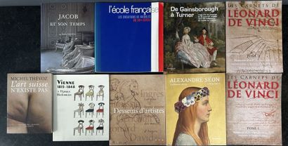 [ART HISTORY] Lot of 9 books: 
- Desseins...