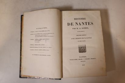 NANTES - BRETAGNE - AUVERGNE. Lot of 7 books...