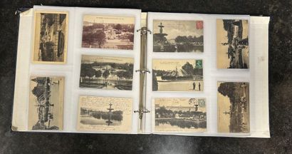 An album of 430 old postcards from Cholet,...