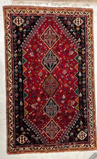 Persian rug with red background
255 x 160...