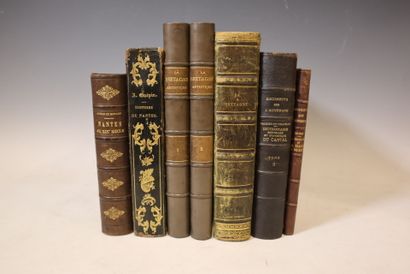 NANTES - BRETAGNE - AUVERGNE. Lot of 7 books...