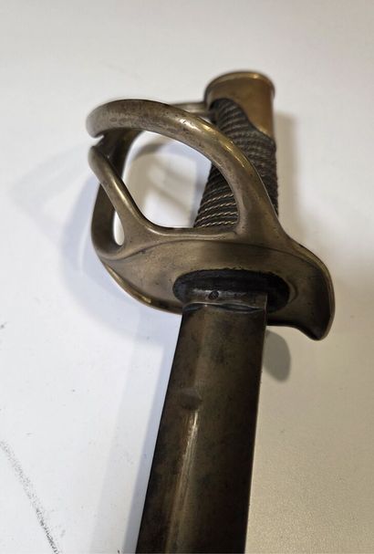Model 1822 French regulation saber from the...