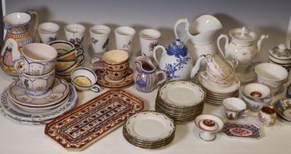 Lot of mismatched ceramics including Henriot...
