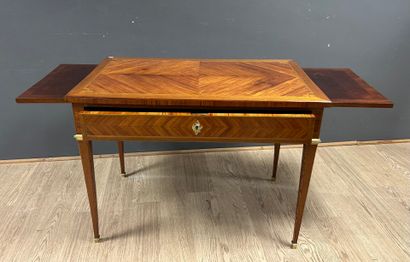 Table bureau rectangulaire en bois de placage...