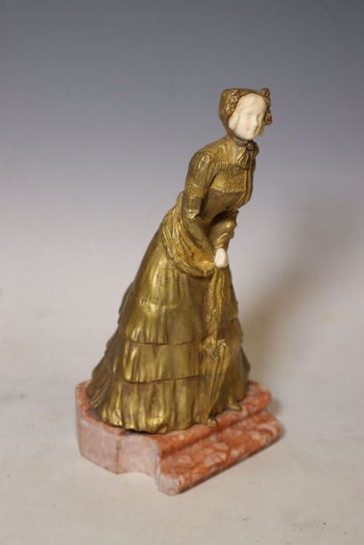 René Paul MARQUET (1875-1939)
elegant
Chryselephantine...