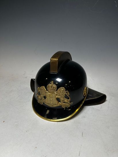 Firefighter's helmet from the city of Amsterdam,...