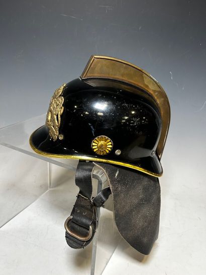 Firefighter's helmet from the city of Amsterdam,...