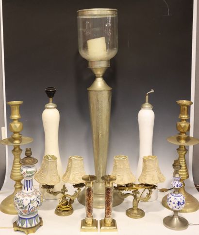 Lot of miscellaneous fixtures: two Moroccan...