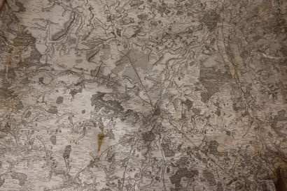 Set of three antique maps of Vendée and Deux...