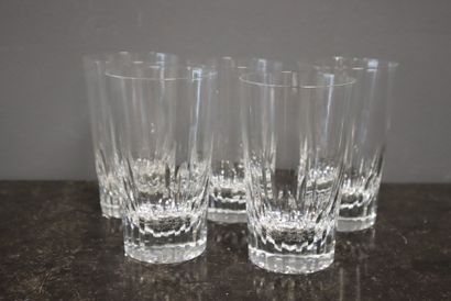 BACCARAT, SPEAR model
Five water glasses...