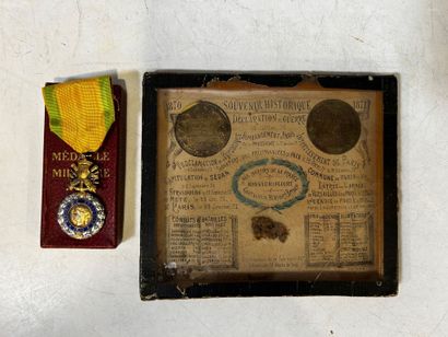 Historical souvenir declaration of war 1870...