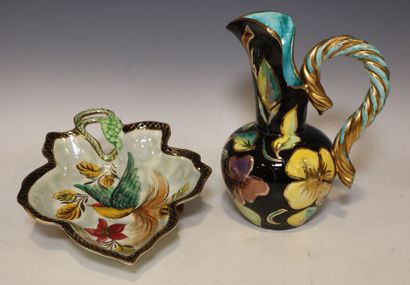 GAZIELLO in VALLAURIS
Ceramic jug with floral...