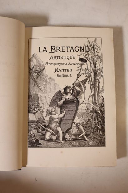 NANTES - BRETAGNE - AUVERGNE. Lot of 7 books...