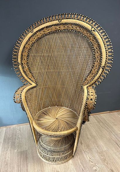 Fauteuil en rotin type Emmanuel
le
Haut :...
