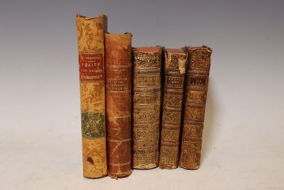 Set of 3 18th century works (acc): 
- Institution...