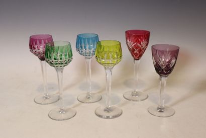 SAINT-LOUIS. 
4 Manhattan crystal glasses...