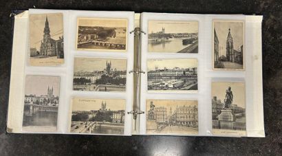 An album of 430 old postcards from Cholet,...