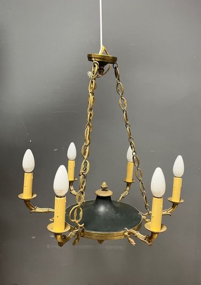 Bronze chandelier with 6 lights
Empire style...