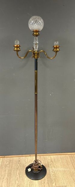 SAM. Set comprising a four-light metal and...