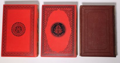 Jules Verne: lot de deux cartonnage dont...