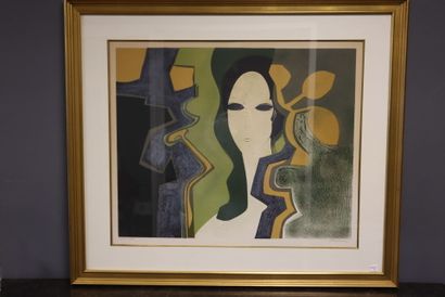 Color lithograph, signed Minor (?), numbered...