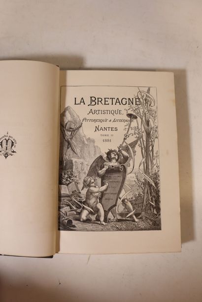 NANTES - BRETAGNE - AUVERGNE. Lot of 7 books...